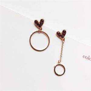 Unique Asymmetric Crystal Earring 3/$30